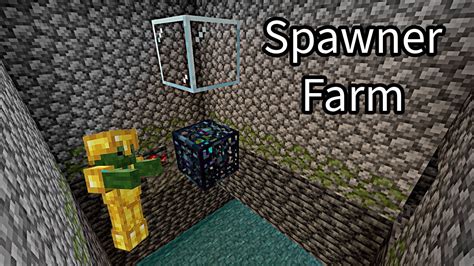 Minecraft Mob Spawner Tutorial How To Make A Mob Spawner Farm YouTube