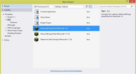 Minecraft Mod Developer Pack Visual Studio Marketplace