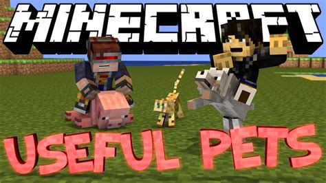 Minecraft Mod Showcase Useful Pets Mod (Battle Pets) YouTube