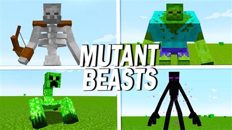 Minecraft Mutant Beasts Canavar Modu İnceliyoruz.
