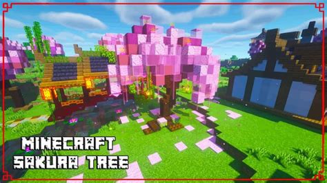 Minecraft Sakura Tree /Cherry Blossom (🌸Japanese Tree🌸) Tutorial