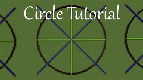 Minecraft Tutorial Circles YouTube