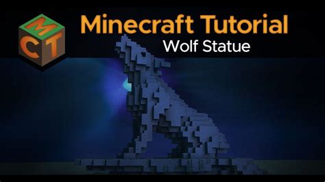 Minecraft Tutorial How To Make A Wolf Statue YouTube
