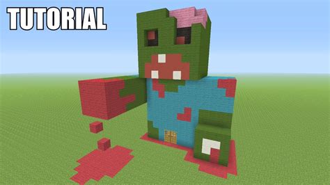 Minecraft Tutorial How To Make A ZOMBIE!! Survival House (ASH34