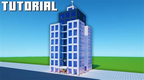 Minecraft Tutorial How To Make a City Hotel YouTube