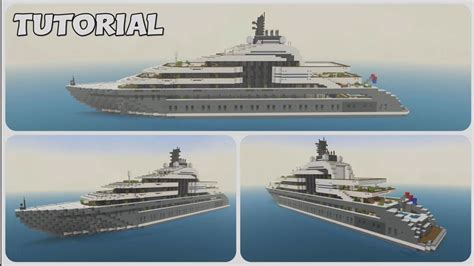 Minecraft Tutorial How to build a Yacht YouTube