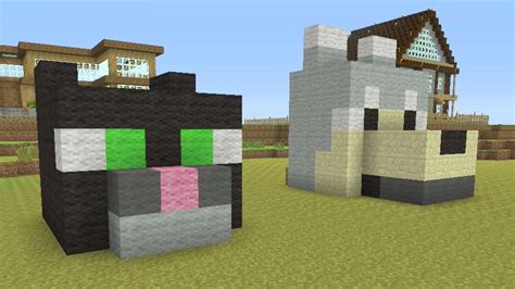 Minecraft Tutorial How to make a EASY! Dog and Cat House! Easy