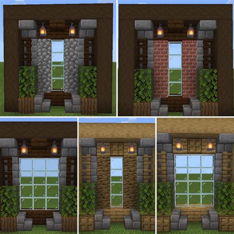 Minecraft Window Designs In 2020 Minecraft Designs Minecraft Architecture Window Design
