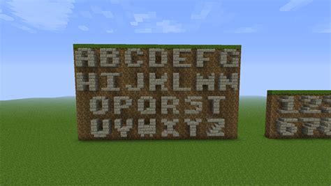 Minecraft Xbox 360 How To Build Letters Block Alphabet Tutorial Youtube