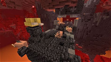  Bridges can spawn in the Nether. Piglin can be expanding about this progress.[1] Looks like an open piglin mouth - with "Bridge" being "tongue" - golden (if mini-)hoglin and "drop-of 'drool'," coming-off that part of that. Symbolic (but of what?). Village/Structure Bastion Remnant/Structure 