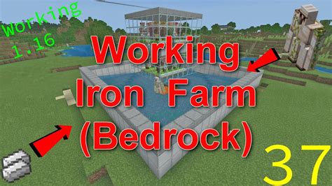 Iron farms need to be at least 100 blocks away from any other villages/ beds. Not sure of scale but looks like they are close together. Also villagers in the farm need one full day/night cycle with thier linked workstation before golems will spawn. Then give it …