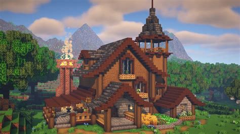 Minecraft blacksmith house tutorial