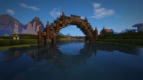 Minecraft bridge. 🌉 I build a Japanese bridge to avoid having to wet your boots.Hope you like it .If you enjoyed, leave a like and subscribe to support us. #MinecraftJapanese... 