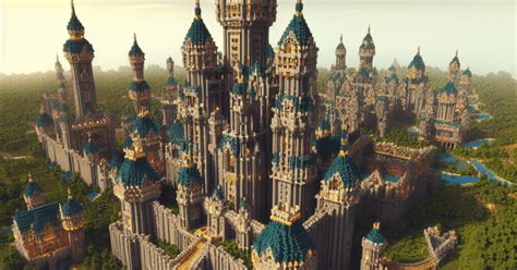 Minecraft castle blueprints step by step