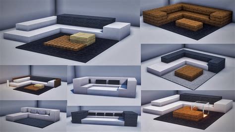 Minecraft couch design