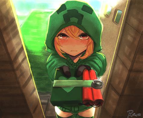 Minecraft creeper with a present D by rammkiler on deviantART