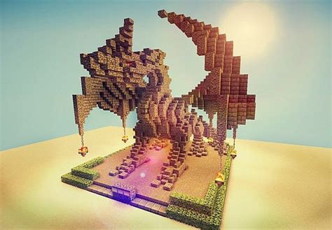 Minecraft dragon statue. Dragon statue design is by me. If you use this in any of your builds that are posted to social media, please credit me!Also, sorry about the audio quality, m... 