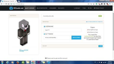 Minecraft free account generator for feather client.  Generate Minecraft accou...