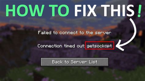 Minecraft getsockopt error.  Sep 25, 2025 · For the majority of the us...
