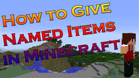 Minecraft give named item - All Minecraft Ditail