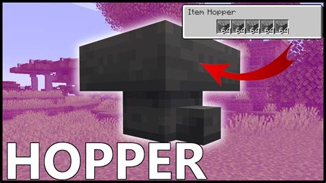 Minecraft hopper how to use
