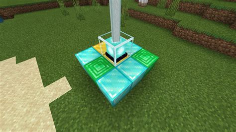 Minecraft how to beacon. Pour a Water Bucket over lava to create Obsidian blocks, then use a Diamond Pickaxe or Netherite Pickaxe to mine them. Craft the Beacon. In a Crafting Table, place 1 Nether Star in the middle box, place … 