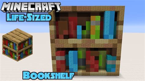 Minecraft how to build bookshelf
