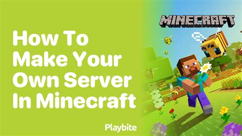 Minecraft how to create your own server