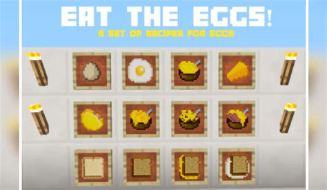 Minecraft how to eat eggs