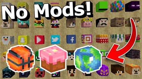Minecraft how to get a custom head
