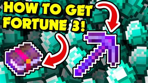 Minecraft how to get fortune