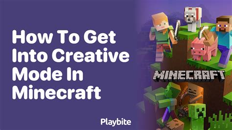 Minecraft how to get into creative mode