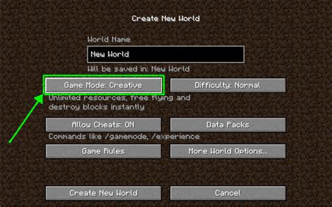 Minecraft how to get on creative mode