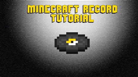 Minecraft how to get records