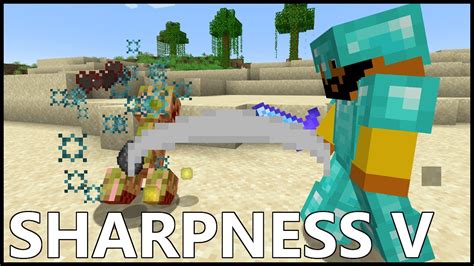 Minecraft how to get sharpness v