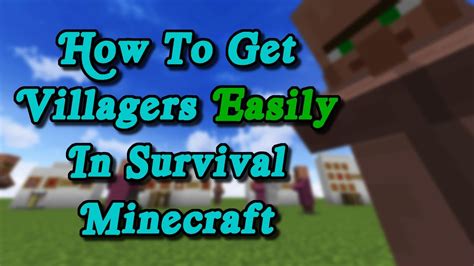 Minecraft how to get villagers to spawn