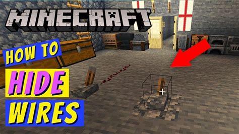 Minecraft how to hide redstone