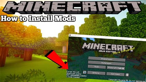 Minecraft how to install mods