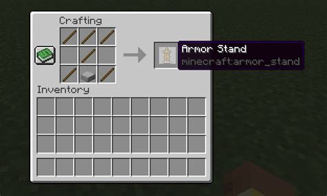 Minecraft how to make a armor stand