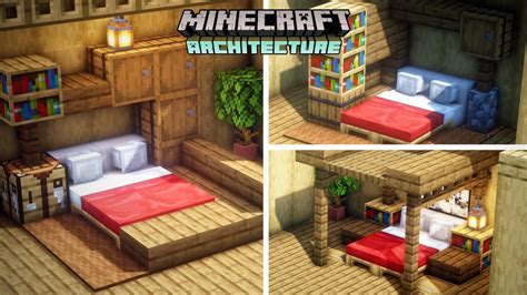 Minecraft how to make a bedroom