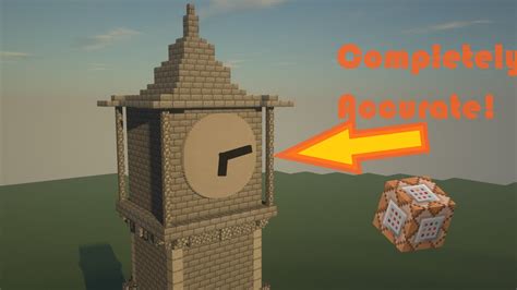 Minecraft how to make a big clock
