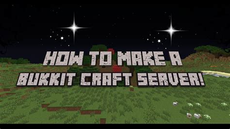 Minecraft how to make a bukkit server