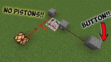 Minecraft how to make a button switch