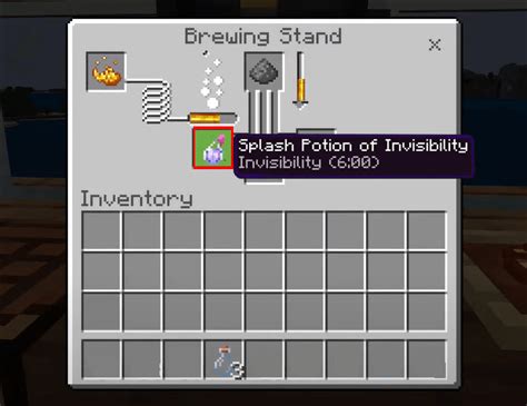 Minecraft how to make a splash potion