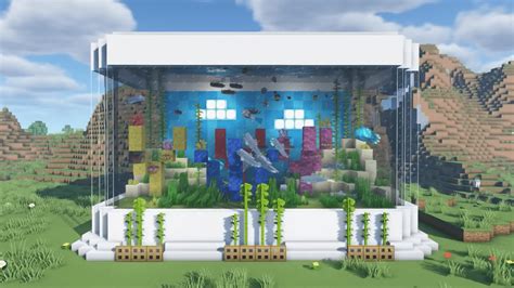 Minecraft how to make an aquarium