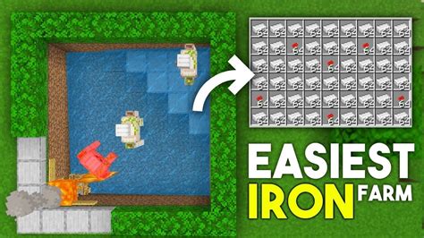 Minecraft how to make an iron farm