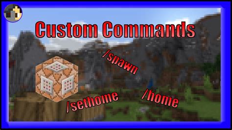 Minecraft how to make custom commands