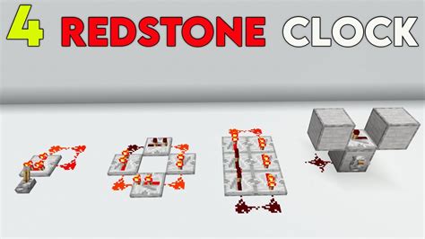 Minecraft how to make redstone clock