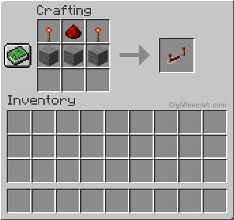 Minecraft how to make redstone repeater