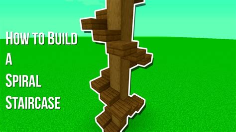 Minecraft how to make spiral staircase
